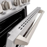 ZLINE 30" Dual Fuel Range, Gas Cooktop, Electric Convection Oven Stainless Steel, CDR30