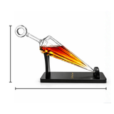 Kunai Decanter, 1 Piece, 25oz Clear Borosilicate Crystal