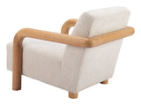 Subliem Accent Chair Cotton White