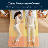 Microfiber 10 Heat Setting Heated Quilted Mattress Pad