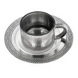 A&B Home Cup & Saucer Set of 2 for Tea & Coffee