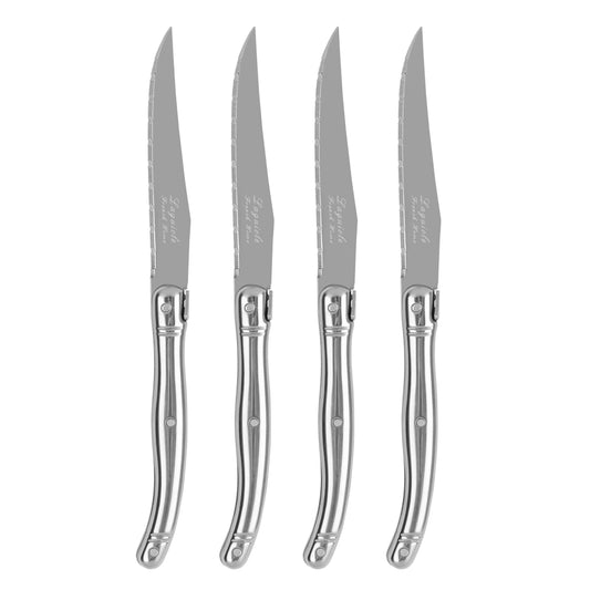 Laguiole Connoisseur 4-Piece Stainless-Steel Steak Knife Set