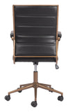 Auction Office Chair Vintage Black