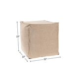Komodo Sand Square Pouf