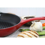 Chasseur French Enameled Cast Iron 10-inch Grill Pan