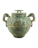 Guardian of the Earth Bronze Wine Jar