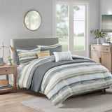 8-Piece Comforter and Coverlet Set Collection, Yellow