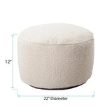 Foot Pouf Barbet Natural