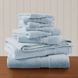 800GSM Ultra-Soft Cotton Absorbent Towel Set, Light Blue