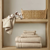 400GSM Plush Terry Quick Dry 100% Cotton Towel Set, Beige