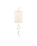 Baneberry White Wall Sconce, Right