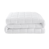 Cloudsoft Microfiber Blanket with Puffy Fiber Fill, White