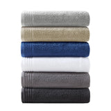 100% Cotton Quick Dry 12 Piece Bath Towel Set, Black