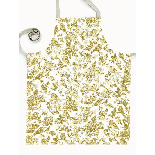 French Home Honeysuckle Apron - Chartreuse