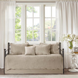 6 Piece Scalloped Edge Daybed Cover Set