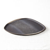 Iceland Volcanic Gray Triangle Platter 13x9"