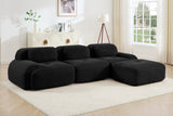 MIA 117'' 3-Seater Sofa with 1 Ottoman