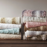 Soft Faux Fur Mink Reversible Throw Blanket
