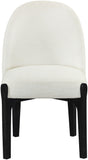 Torino - Upholstered Dining Chair With Brushed Black Base (Set of 2)