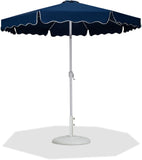 Amalfi - Patio Umbrella - White Base / White Pole
