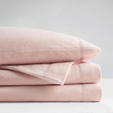 Solid Micro Fleece Sheet Set, Blush