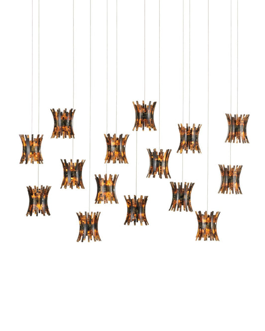 Alsop 15-Light Linear Multi-Drop Pendant