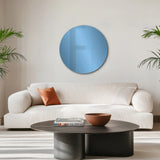 Balducci Round Sapphire Blue Mirror Large