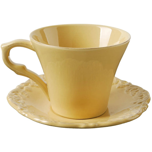 A&B Home Coffee Cup & Saucer Set of 2