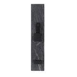 Mies Black Marble Monolith Clock