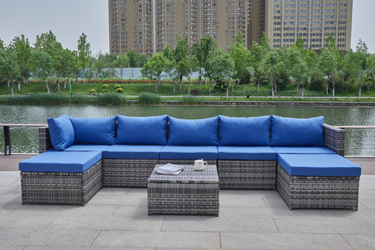 FELON 5-Seater Patio Extra Large Sectional Set