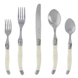 Laguiole 20-Piece Stainless Steel Flatware Set, Faux Ivory