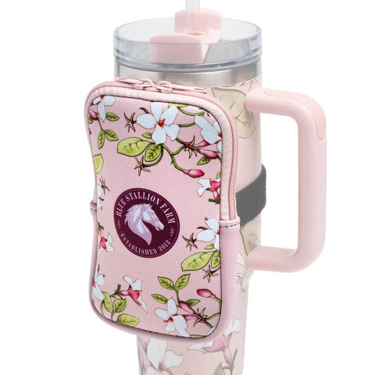 Blue Stallion Pink Jasmine Tumbler Pouch