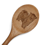 Bowie Cow Acacia Wood Cooking Spoon