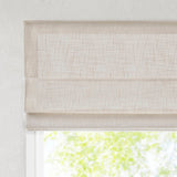 Total Blackout Cordless Roman Shade Linen