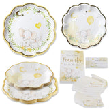 Yellow Elephant Baby Shower 82 Pc Party Kit