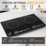 Wholesale Portable Dual Induction Cooktop, Commercial-Grade Electric