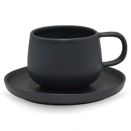 Mesa Ceramics Uno Stoneware Tea Cup & Saucer 225ml