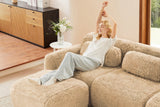 MELLOW 149" 4-Seater Sofa with 2 Ottomans
