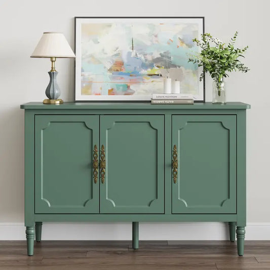 Wholesale Storage Cabinet with 3 Doors, Mid-Century Sideboard Cabinet