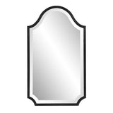 Bosworth Brushed Black Shield Mirror