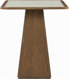 Atrium - Glass Top And Wood Base Dining Table