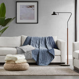 Jersey Knit Cool Touch Down Alternative Throw, Ivory