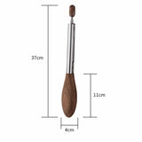 Walnut Wood Stainless Steel Kitchen Tongs