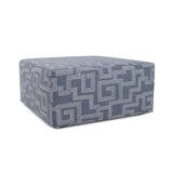 Indoor/Outdoor Universal Square Ottoman Syros Denim