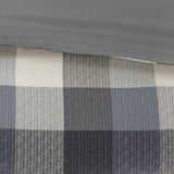 Cabin Farmhouse Buffalo Check Comforter, Grey