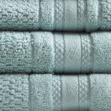 Lightweight 6-Piece Bath Towel Set [Certified], Green