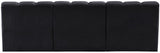 Arc - Velvet 3 Piece Modular Straight Sofa