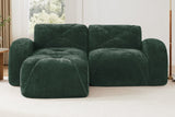MYLO 80" Loveseat with 1 Ottoman