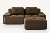 CORDELIA 82" Loveseat with 1 Ottoman