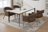 ALINO 25" Modern Barrel Chair